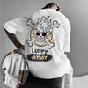 Мужская футболка One Piece Манки Д. Луффи Летняя Аниме Осень Мальчики и Дети С коротким рукавом Модная Нишевая Родительско-детская одежда