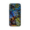 Черный чехол из ТПУ для iPhone 5 5S se 2020 6 6s 7 8 plus x 10 XR XS 11 12 13 mini pro MAX задняя крышка ins уличное граффити с рисунком