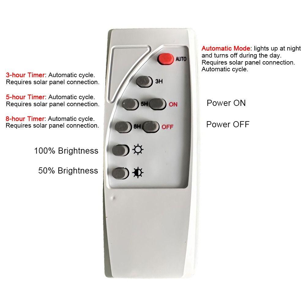 1 шт. Светодиодная солнечная плата с белым светом SMD5730 Пульт дистанционного управления Прожектор Для уличного садового светильника