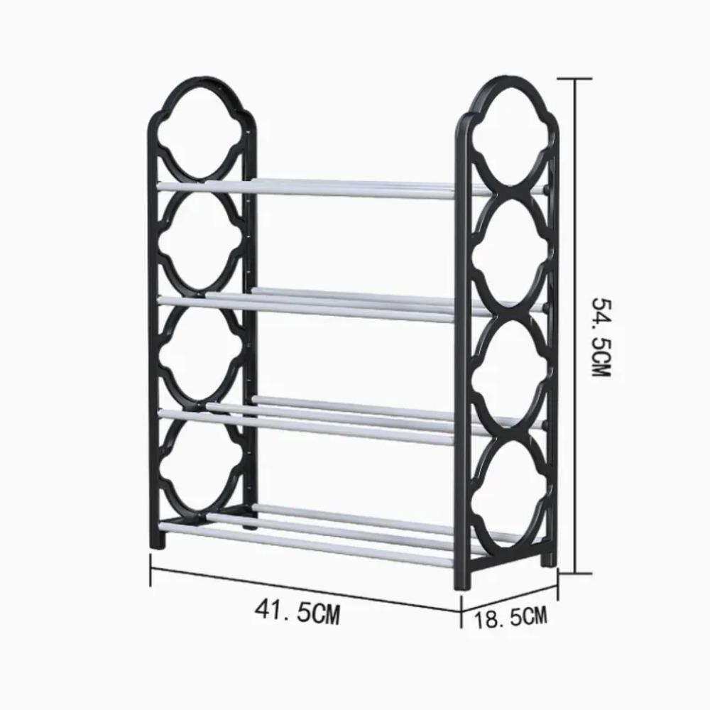 4-слойная полка для обуви Simple Style Shoes Organizeroe Rack Accessories Shoe Cabinet Door