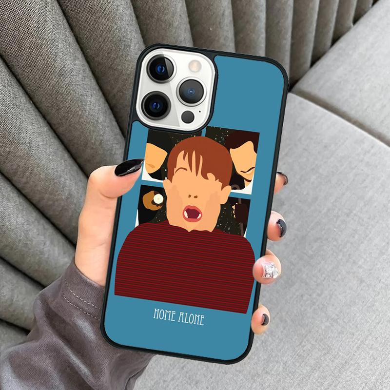 Home Alone Phone Case For iPhone 17 Air 16 16e 15 13 14 Pro Max 11 12 Plus 2022 MAX Shell Cover coque