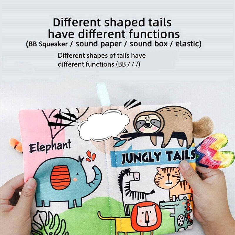 Мягкие детские книги от 0 до 6 месяцев, игрушки для младенцев от 0 до 12 месяцев, мятые тканевые книги для новорожденных, игрушки для колясок, игрушки для животика, сенсорные игрушки