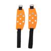 1 Pair Silicone Seven Teeth Ice Claws Outdoor Climbing Non-slip Adjustable Snow Grips Gripper Spikes