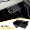 For Tesla Model 3 Y 2023 2022 Glove Box Storage Organizer Tray Card Phone Drink Holder Mask Hook Interior