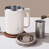 Stainless Steel Vacuum Water Bottle 500ml Milk Coffee Mug Drinkware Insulated Coffee Cup  Tea