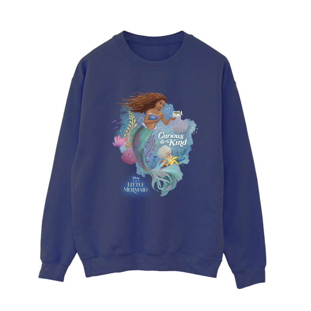 The Little Mermaid Womens/Ladies Curious And Kind Movie Sweatshirt