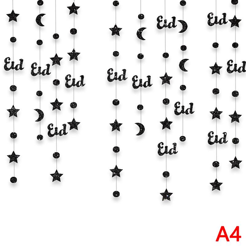 Сделай сам Домашний декор Ид Мубарак Баннеры Украшения Рамадан Карим Подвесная гирлянда Ислам Мусульманская Подвесная лента Вымпел