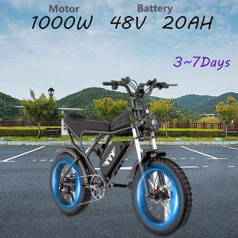 E-bike YVY C20PRO Adult Electric Bicycle 1000W Motor 48V20AH Adult MTB Electric Bicycle