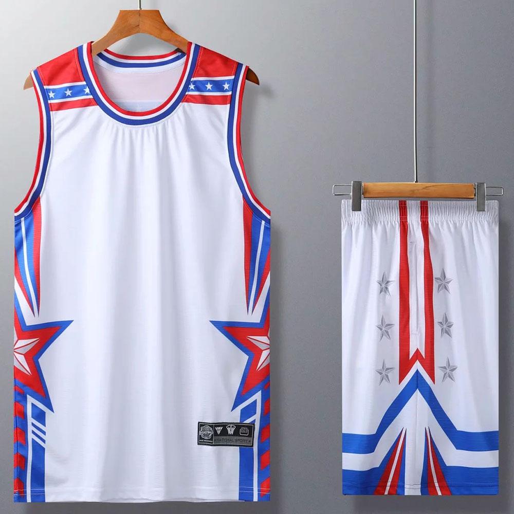 Men Basketball Jersey Set Youth Cheap Basketball Training Shirt Shorts UniformWomen Uniforms Sports Suits
