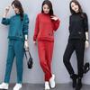 Oversized Casual Solid Color Sports Suit Women's Spring and Autumn Clothes Plus Size Women's Loose Two-piece Suit
