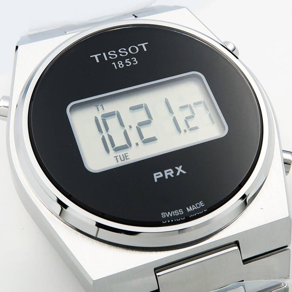 Б/у TISSOT PRX Цифровые Цифровые Серебристо-Черные T137.463.11.050.00 Сапфировое Стекло Швейцарские