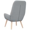 Relax Chair Light Grey Fabric