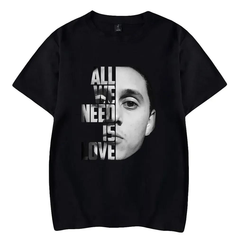 Мужская Женская Футболка Мода Canserbero Мерч Хип-Хоп Футболка Мужская Летняя Повседневная Мужская Футболка Хипстер Футболка Мужская Стритвир