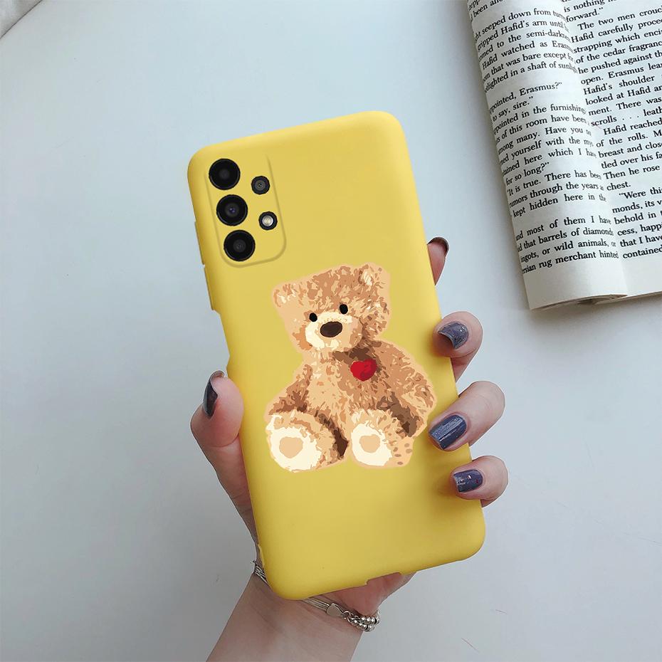 Чехол для Samsung A13 4G Милый мультяшный расписной чехол Силиконовый мягкий ТПУ Чехол для телефона Для Samsung Galaxy A13 A 13 A 03 A03 Core Fundas