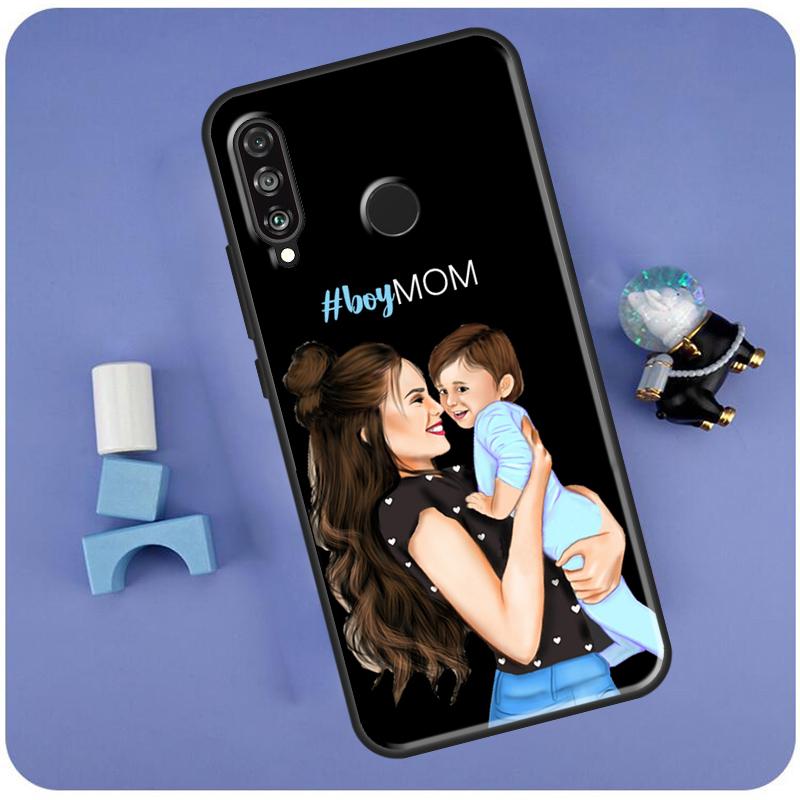 Супер папа мама малышка двойняшки Для Huawei Nova 11 Pro 9 10 SE 7i 8i 11i 12i Y60 Y61 Y70 Y72 Y73 Y90 Y91 P30 P40 Lite Чехол