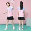 Kids Badminton Uniform Set Quick Dry Training Shirt Shorts Boys Girls Team Sports