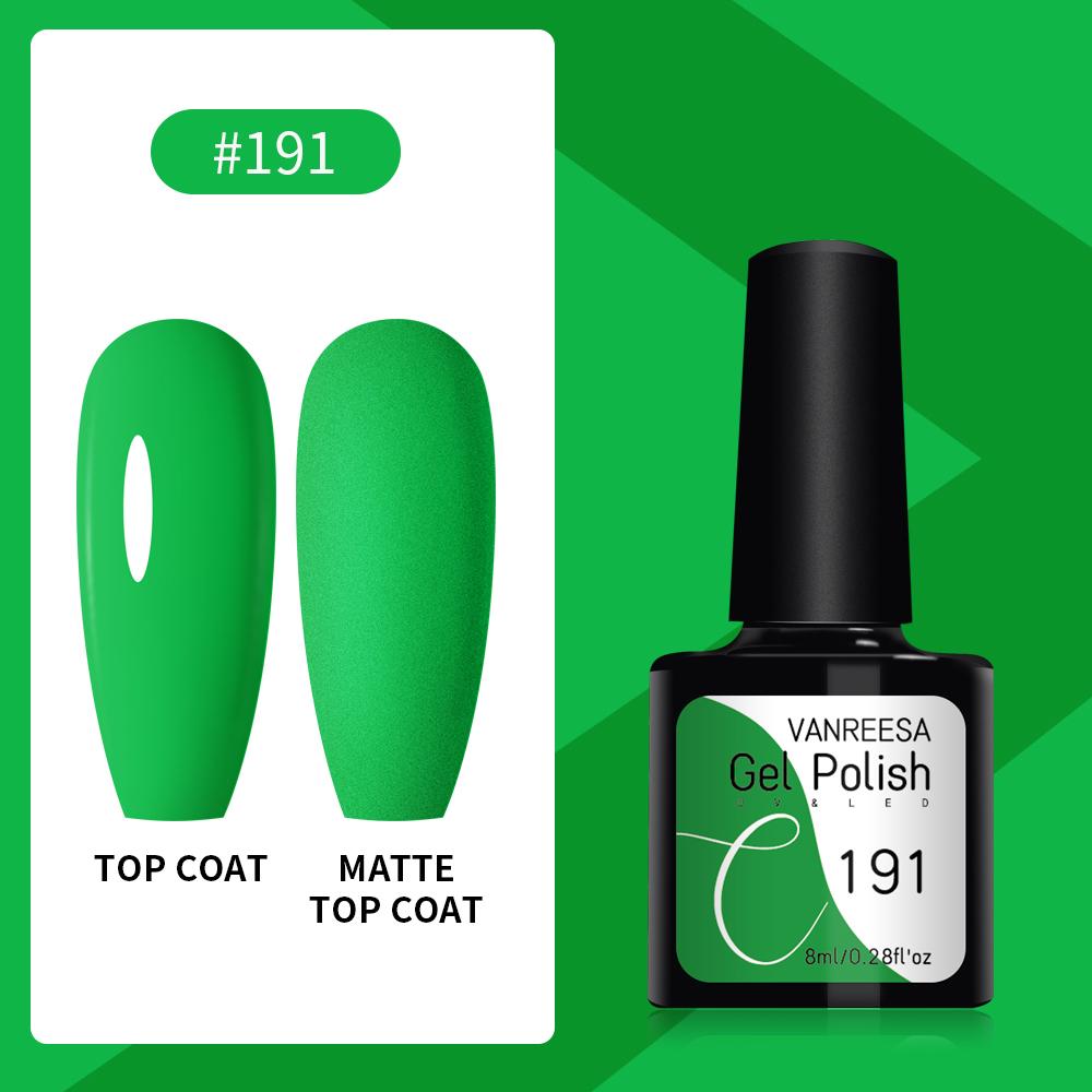 VANREESA Набор гелей для ногтей 111 цветов Гель-лак для ногтей Soak Off Базовое покрытие Верхнее покрытие Маникюр для ногтей УФ-светодиодный полуперманентный лак Стойкий гель для дизайна ногтей