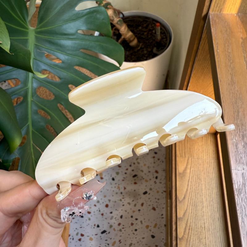 Acetate Hair Claw Clip 10.5cm Minimalist Geometric Pattern Updo Holder Sweet Cool Style Hair Grip Accessory for Women Unisex