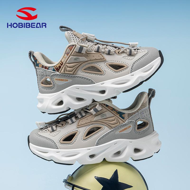 Kids Breathable Mesh Sport Sandals Summer Closed Toe Hollow Sneakers Lightweight Wear-Resistant Casual Shoes For Boys Girls Outdoor Walking