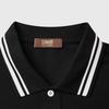 Cool, skin friendly, antibacterial and breathable men's polo shirt with exquisite embroidery short sleeves for daily leisure in spring and summer