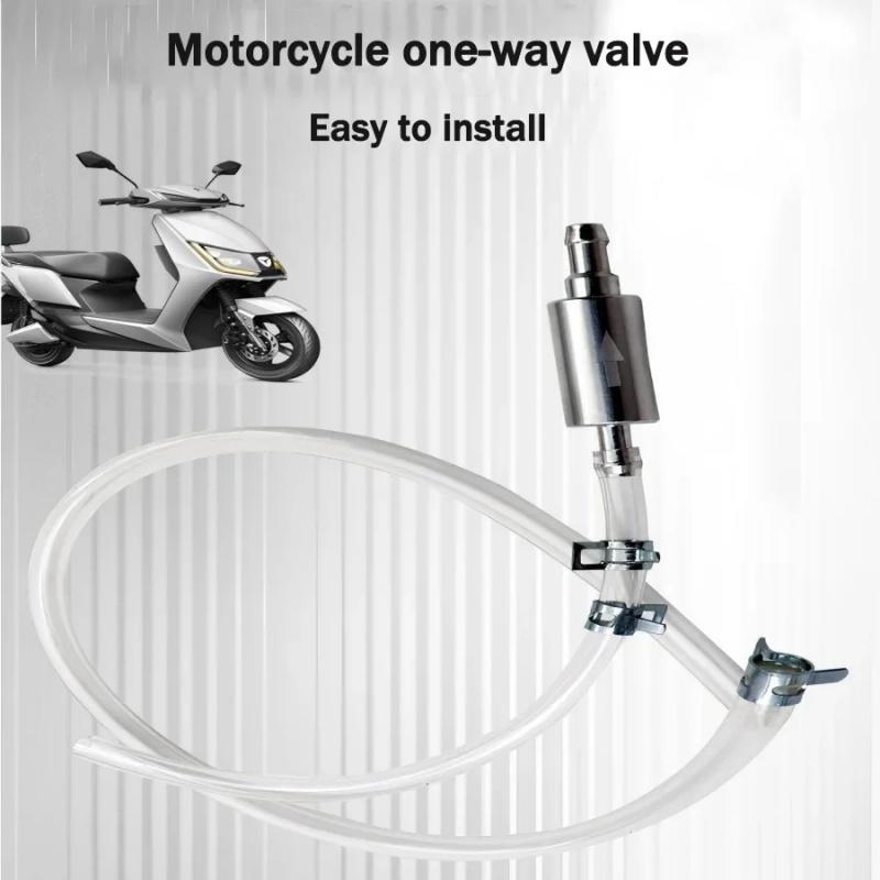 Manual Fluid Extractor Pump, Motorcycle Brake Bleeder Kit, One-Way Check Valve Hydraulic Brake Clutch Bleeding Tool, with Alumin