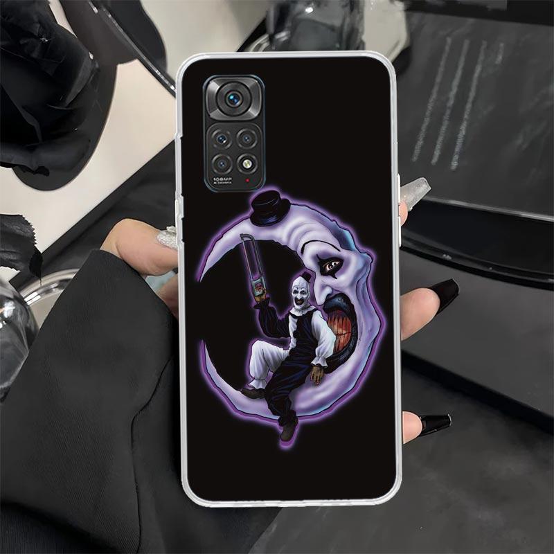 Чехол для телефона в стиле фильма ужасов «Террификатор» для Xiaomi Redmi Note 14 13 12S 12 11S 11T 11E Pro Plus 11 10 10S 9S 5G Мягкий силиконовый чехол Re
