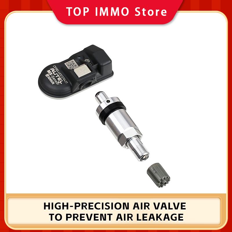 Autel MX Sensor TPMS Датчик Металлический 2-в-1 433/315 МГц Инструменты для ремонта шин Тестер монитора давления в шинах Программирование Работает с Ts508wf