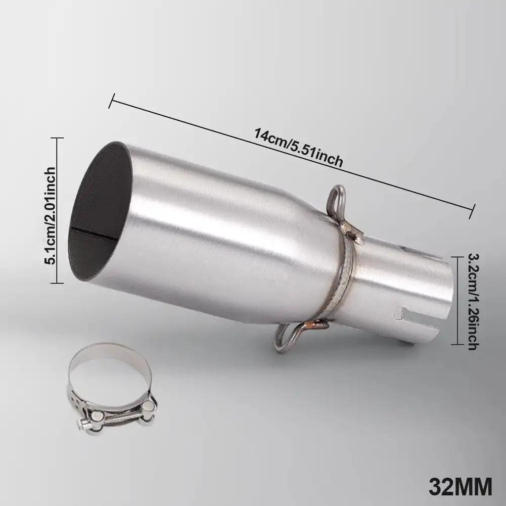 Модификация выхлопной трубы мотоцикла, средняя часть выхлопной трубы 28-45 мм, адаптер, секция выхлопной трубы 51 мм, неразрушающая установка