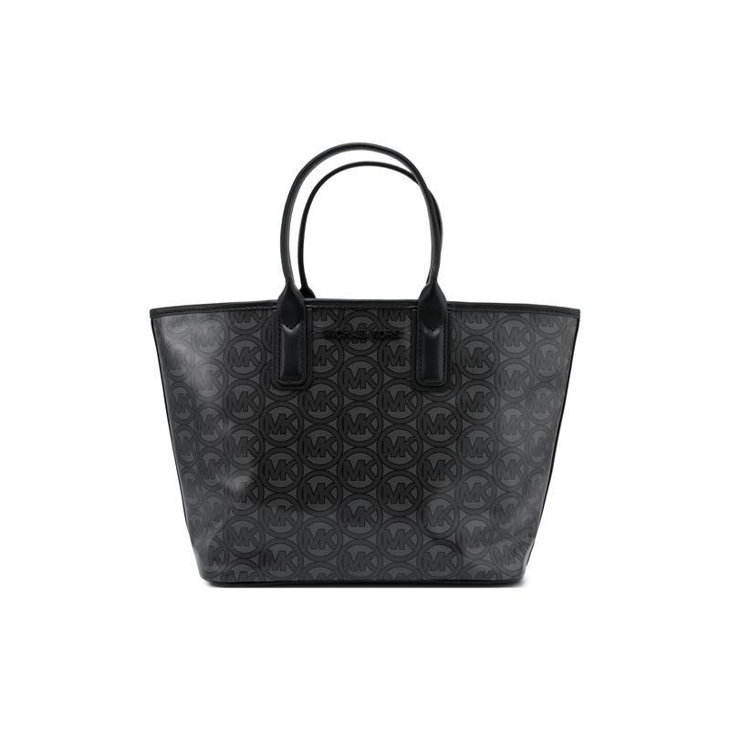 Michael Kors Джоди Классическая Ретро Сумка-тоут с принтом старых цветов Искусственная кожа Сумка-тоут Сумка для покупок Ручная сумка на плечо Маленькая Женская Черная