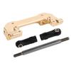 Brass Front Bumper Bracket Tie Rod Set Fit for Axial Scx10 III AX103007 1/10 RC Car