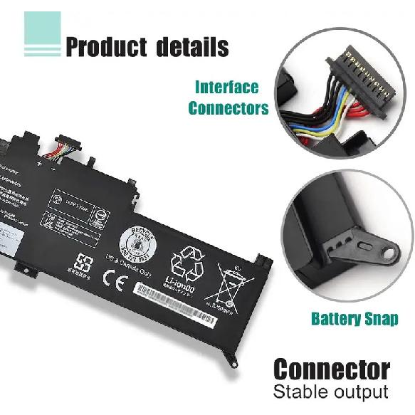 01AV432 01AV433 01AV434 00HW026 00HW027 Аккумулятор для ноутбука Lenovo ThinkPad Yoga 260 370 X380 SB10K97589 SB10K97590 SB10K97591