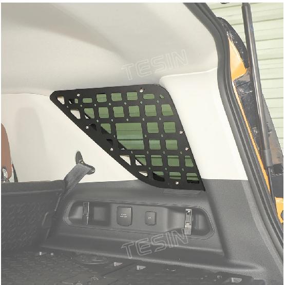 TESIN Trunk Side Extension Storage Rack Luggage Shelf fit for Ford Bronco Sport 2021 2022 2023 2024 2025 2026 Car Accessories