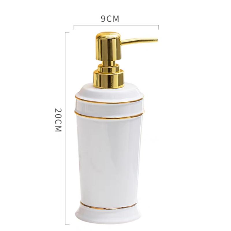 Керамическая бутылка для жидкого мыла Дозатор для мыла Контейнер для мыла Насос для мыла Дозатор для мыла Заправляемая бутылка для мыла