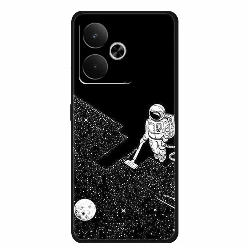 For Realme GT 7T Case 7 T Coque Popular Black Silicone Soft Back Cover Case For Realme GT 7 T Phone Case Cover RealmeGT 7T 7 T
