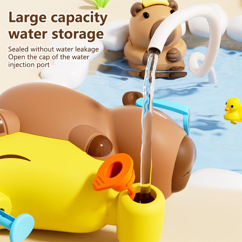 Cartoon Capybara Water Spray Toys Summer Outdoor Beach Water Play Games Children'S Bath Toys Water Toy Gifts
