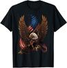 Patriotic American Design With Eagle And Flag Unisex T-Shirt