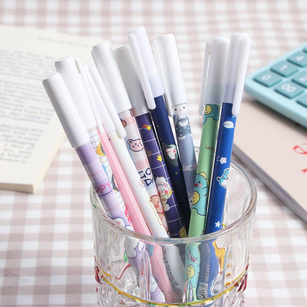 Kawaii Washable Handle 0.5mm Blue Cartoons Gel Pens Erasable Pen Neutral Erasable Pen Student Pen