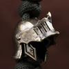 Knight Helmet Brass Knife Bead EDC Outdoor DIY Accessories Woven Lanyard Pendant Jewelry Punk Survival Bracelets Charms