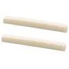Musiclily 42mm Electric Guitar Bone Nut with String for Fender Slots, Stratocaster/Telecaster Guitars, 42x3.5x4.5mm (2 pieces)