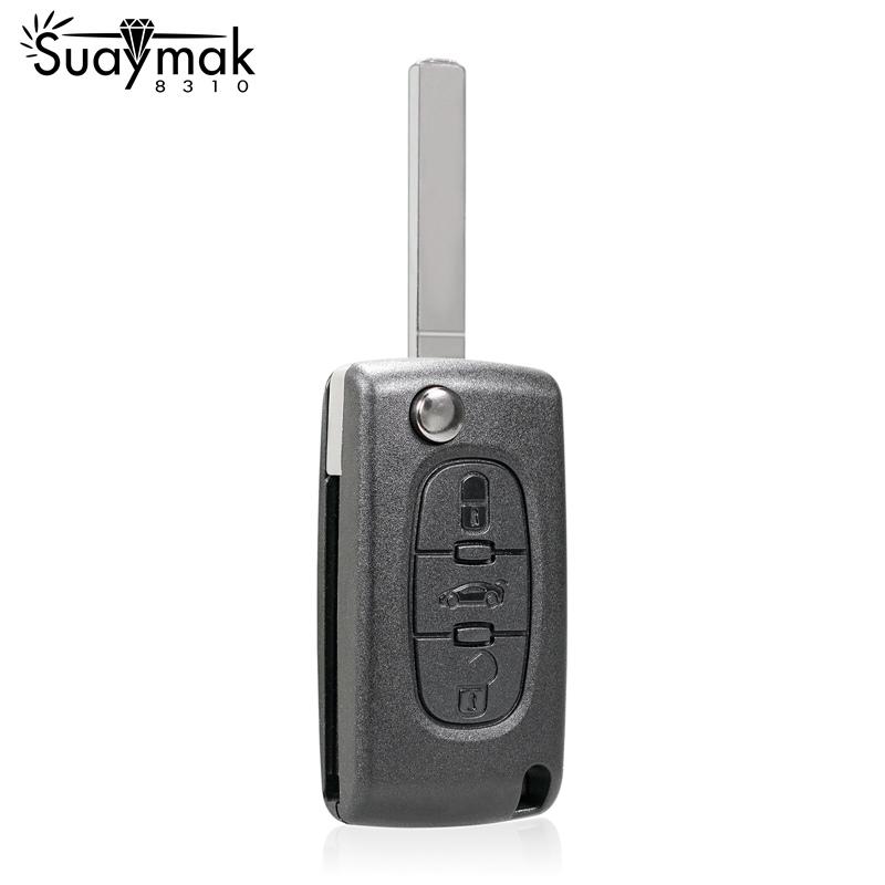 Remote Keyless Key for CITROEN C1 C2 C3 C4 C5 Car Auto Vehicle Key With/ ID46 Chip/ 3BT CE0536 VA2