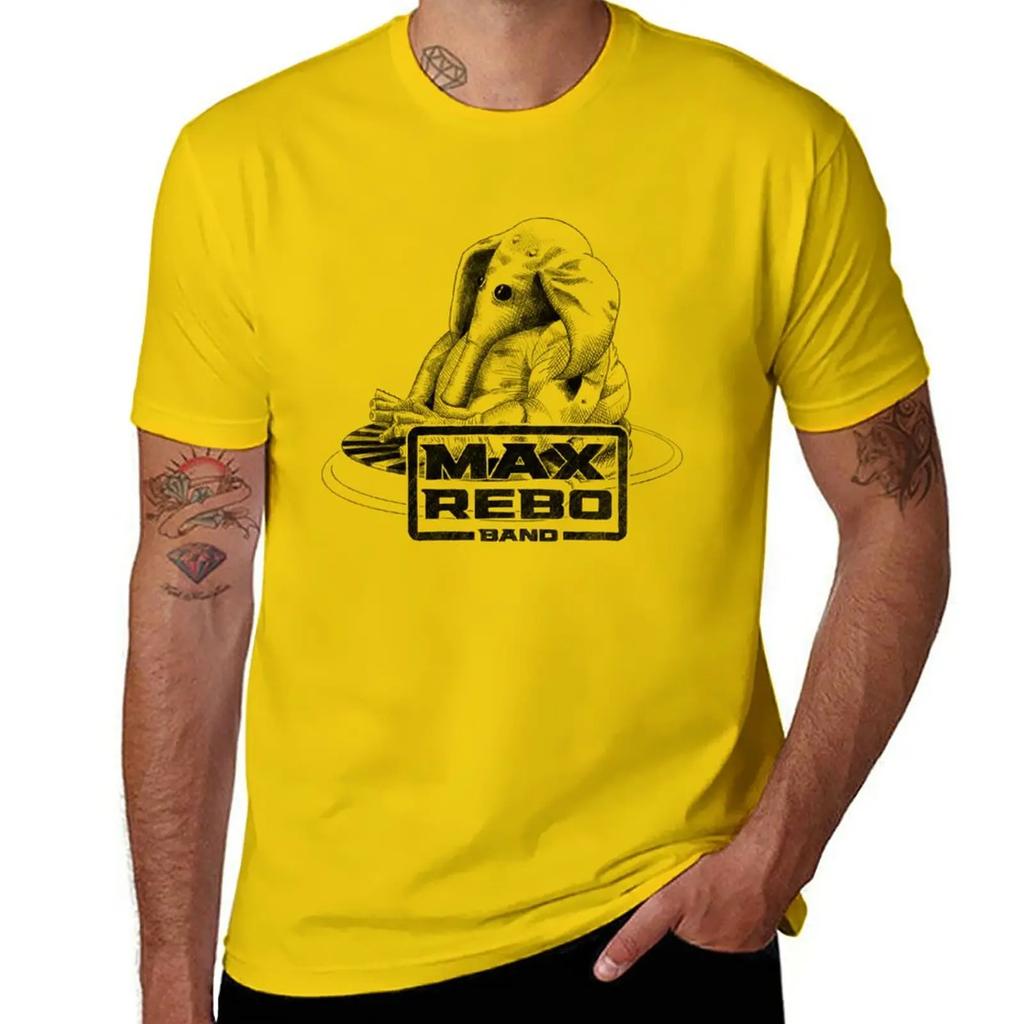 New Max Rebo Band TShirt Anime tshirt quick drying shirt customized t shirts men clothing