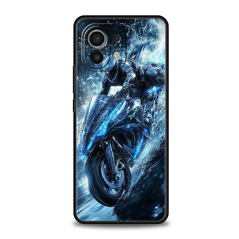 Чехол-сумка для телефона на мотоцикл для Xiaomi Mi 17 Pro Max 15 14 13 12 11 Ultra 15T 14T 13T 12T 11T Pro Lite Мягкий ТПУ корпус Fundas Сумка