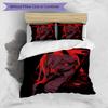 3pcs Duvet Cover Set (1*Duvet Cover + 2*Pillowcase, Without Core), Makima Chainsaw Man Print Bedding Set, Bedroom Decor, All‑Season, Birthday Gift