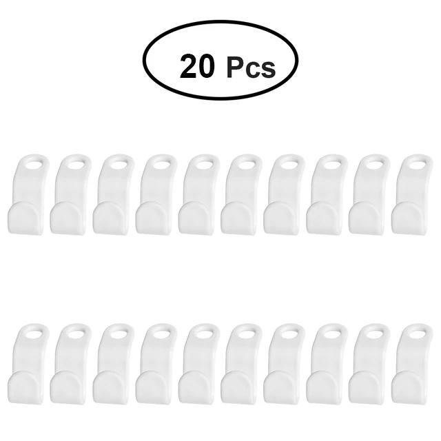 20PCS Wardrobe Hanger Hooks Organizer Connect Multifunction Cascading Plastic Bedroom Wardrobe Storage Space Saving Coat Hook