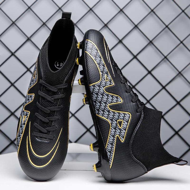 Бутсы World Cup 15 мужские и женские с высоким верхом AG длинные шипы TF шипы-сороконожки студенческие соревновательные тренировочные бутсы