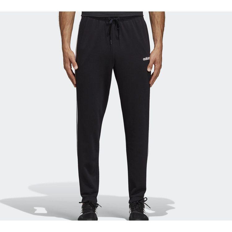 adidas ESSENTIALS Три Полоски Вязаные Брюки-Джоггеры Мужские Черные DQ3078