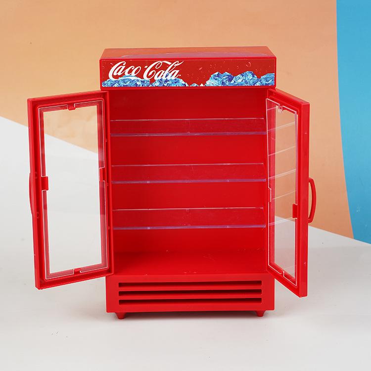 Детский двухдверный большой холодильник-морозильник Игровой домик Игрушечная мебель Мини-симуляция Супермаркет Кухня Модель Кукольный домик