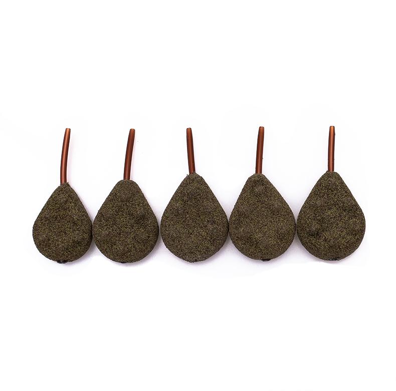 Carp lead grippon inline green 80 g