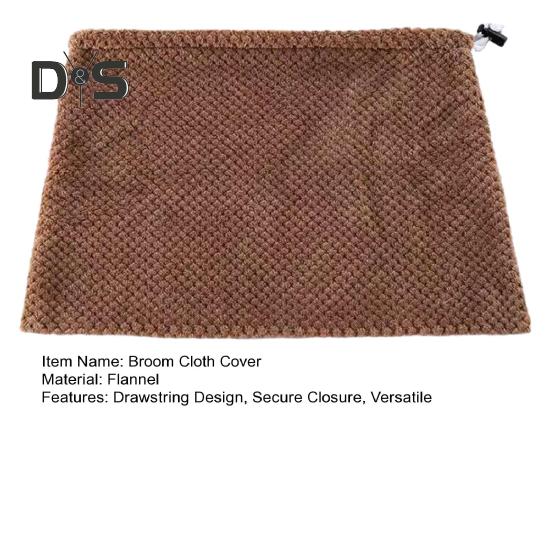 Чехол для метлы Износостойкий, с высоким водопоглощением, застежка на шнурок, защелкивающаяся на защелках, для чистки волос