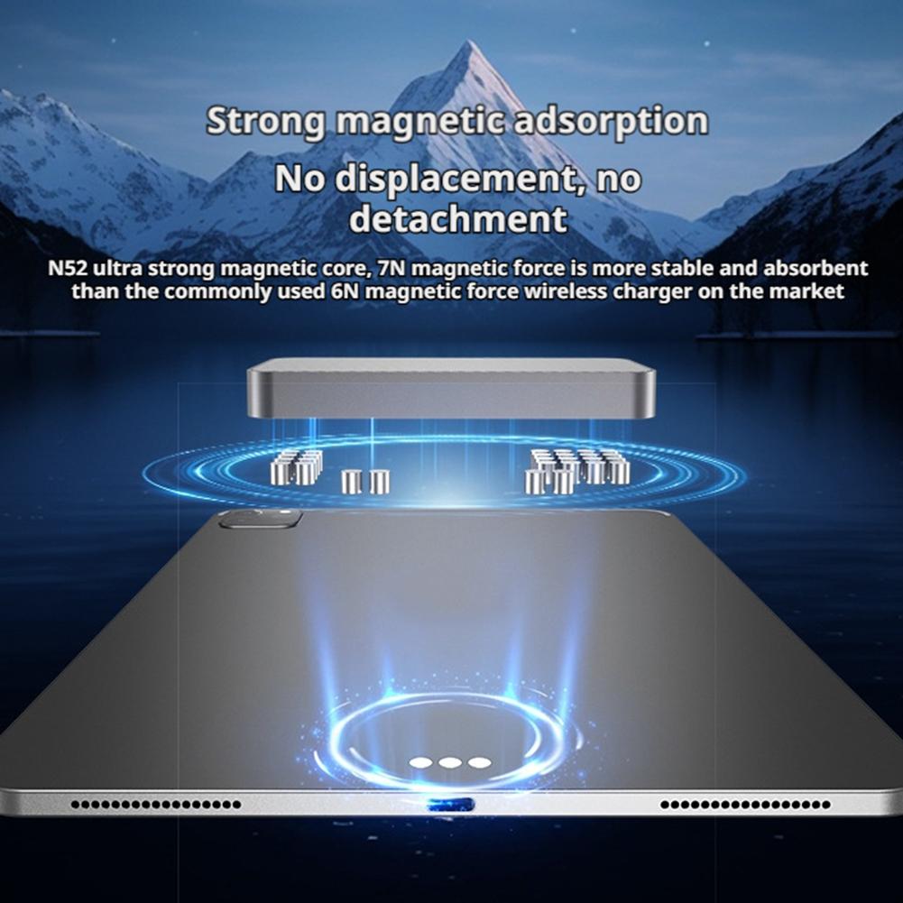 18W Magnetic Wireless Fast Charging Module Connector Charger Compatible With 10W/7.5W/5W Power Delivery For iPad Pro 13"/11"